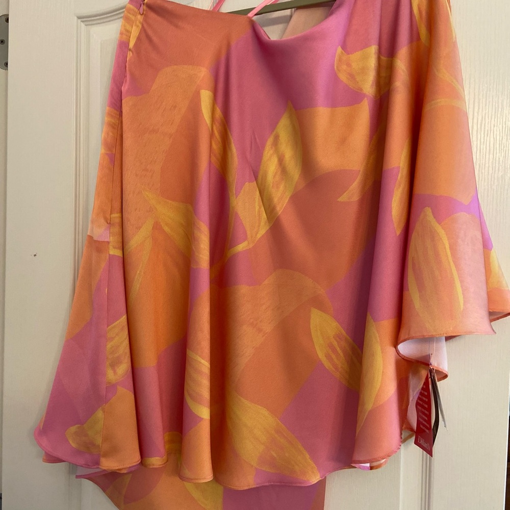 NWT SILK ONE SHOULDER DRESS SIZE 8